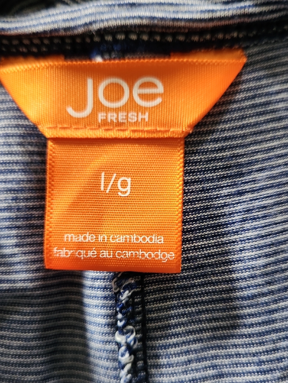 2 for 25***Joe Fresh Navy & White Striped Sleeveless Maxi Dress - Picture 7 of 9
